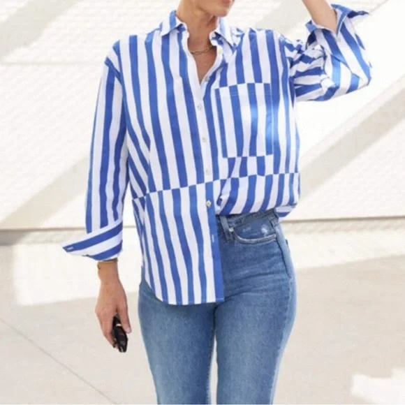 AYR The Deep End Button Down Shirt size Small - Picture 2 of 9